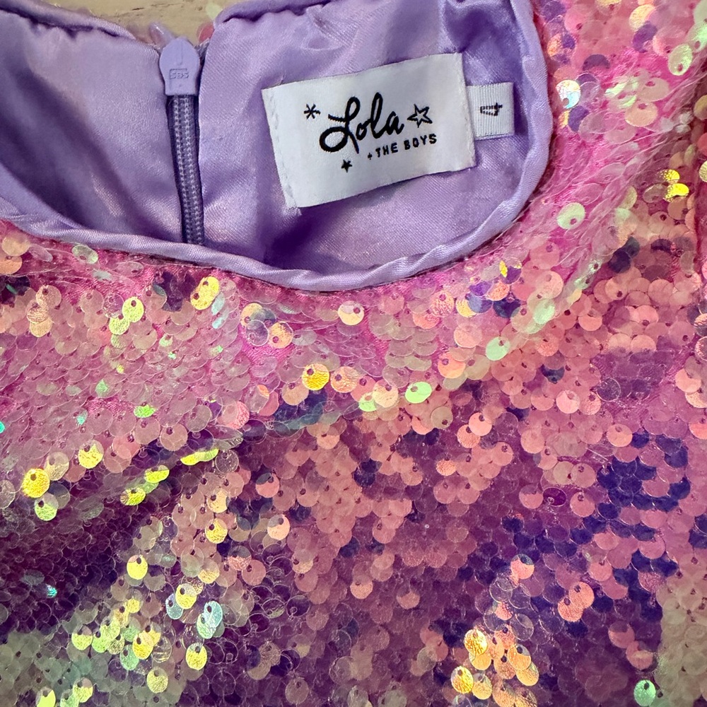 Lola + The Boys Haze Sequin Dress - Picture 2 of 4